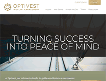 Tablet Screenshot of optivestinc.com